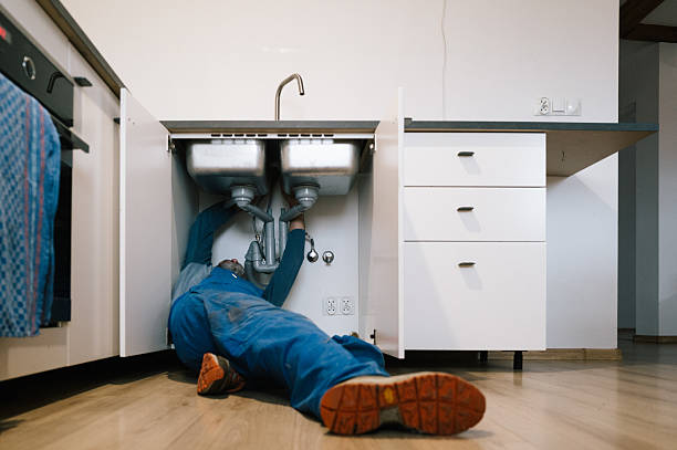 Professional Leak Detection technician working in Whitehall, MI
